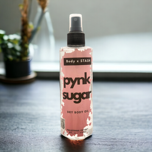 8oz Pynk Sugar Dry Body Oil