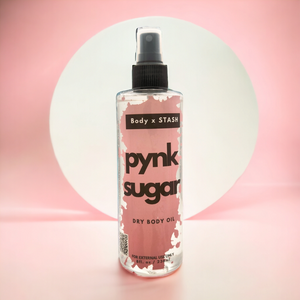 8oz Pynk Sugar Dry Body Oil
